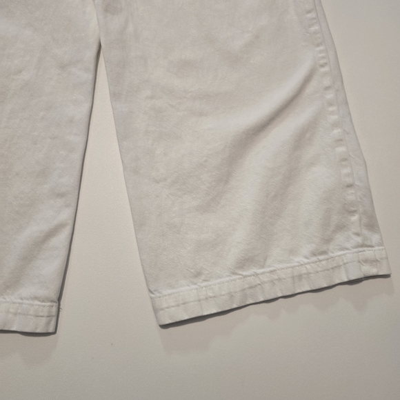 Madewell White Harlow Jean In White cotton Jeans & Denim Size 32 - Picture 11 of 16